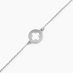 Bracelet Yamina Argent Blanc