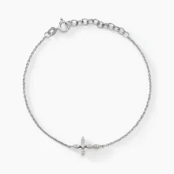Bracelet Ysalis Argent Blanc Oxyde De Zirconium