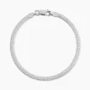 Bracelet Zoubeida Argent Blanc