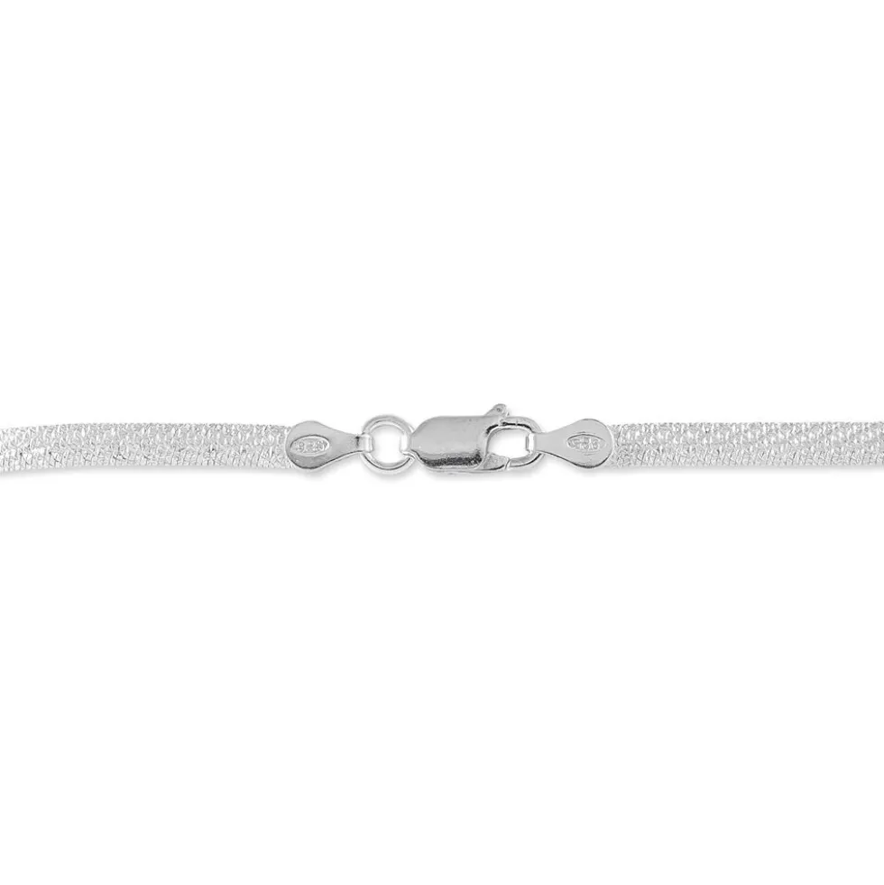 Bracelet Zoubeida Argent Blanc