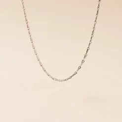 Chaine Ylsa Argent Blanc