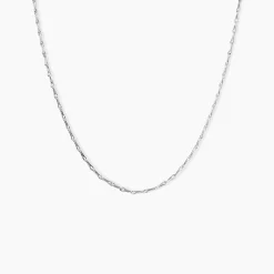 Chaine Ylsa Argent Blanc