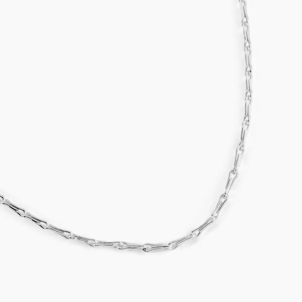 Chaine Ylsa Argent Blanc
