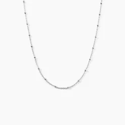 Chaine Kathi Argent Blanc