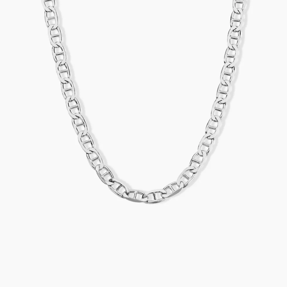 Chaine Piato Argent Blanc