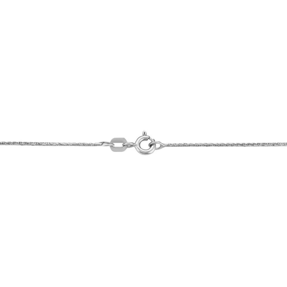 Chaine Tamsina Argent Blanc