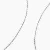 Chaîne Alyze Argent Blanc