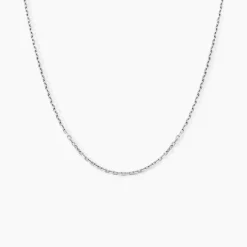 Chaîne Alyze Argent Blanc
