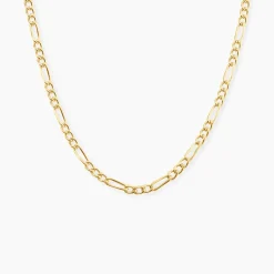 Chaîne Cameo Maille Alternee 1/3 Or Jaune