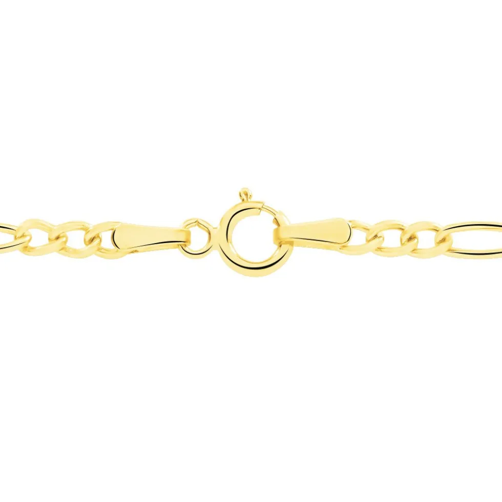 Chaîne Cameo Maille Alternee 1/3 Or Jaune