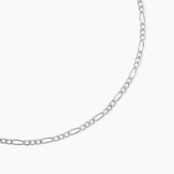 Chaîne Cameo Maille Alternee 1/3 Or Blanc
