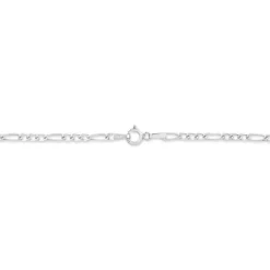 Chaîne Cameo Maille Alternee 1/3 Or Blanc