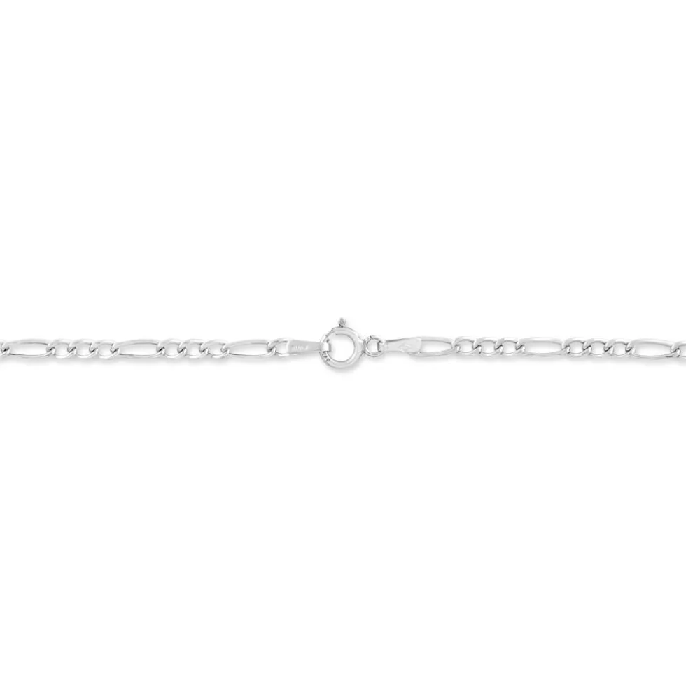 Chaîne Cameo Maille Alternee 1/3 Or Blanc