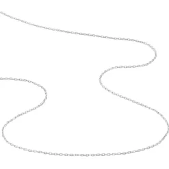 Chaîne Claudine Argent Blanc