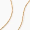 Chaîne Clement Maille Gourmette Plaqué Or Jaune