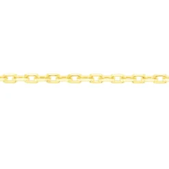 Chaîne Igoa Maille Forçat Diamantee Or Jaune