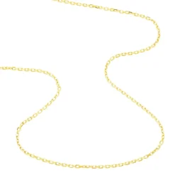 Chaîne Igoa Maille Forçat Diamantee Or Jaune