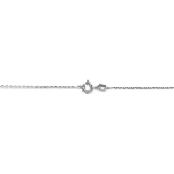 Chaîne Igoa Maille Forçat Diamantee Or Blanc