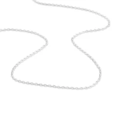 Chaîne Igoa Maille Forçat Diamantee Or Blanc