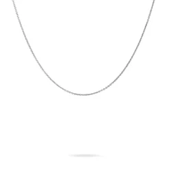 Chaîne Ilda Maille Forçat Limee Or Blanc