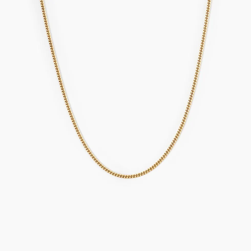 Chaîne Imad Maille Gourmette Or Jaune