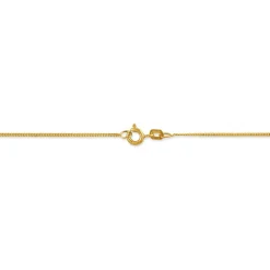 Chaîne Ixia Maille Gourmette Diamantee Or Jaune