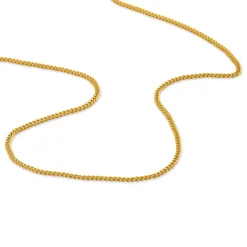 Chaîne Ixia Maille Gourmette Diamantee Or Jaune