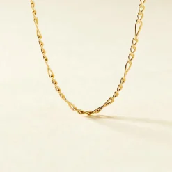 Chaîne Valene Maille Alternée 1/3 Or Jaune