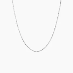 Chaîne Alyze Argent Blanc