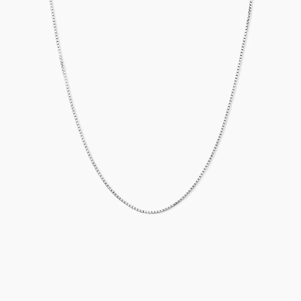 Chaîne Alyze Argent Blanc