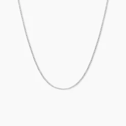 Chaîne Alyze Argent Blanc
