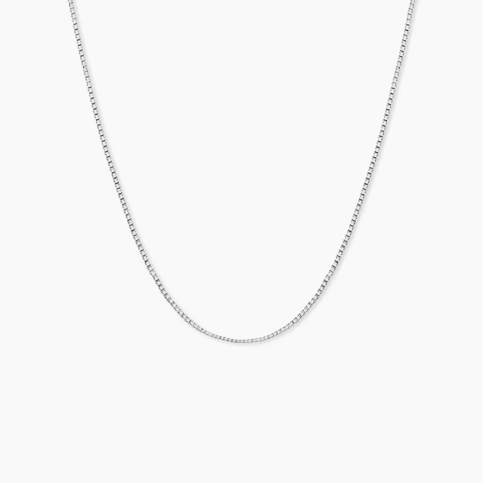 Chaîne Alyze Argent Blanc