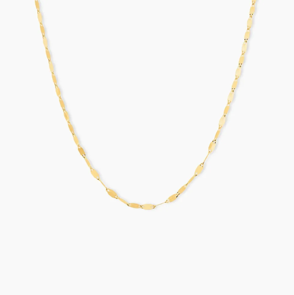 Chaîne Camelie Maille Lumina Or Jaune