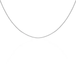Chaîne Clementine Argent Blanc