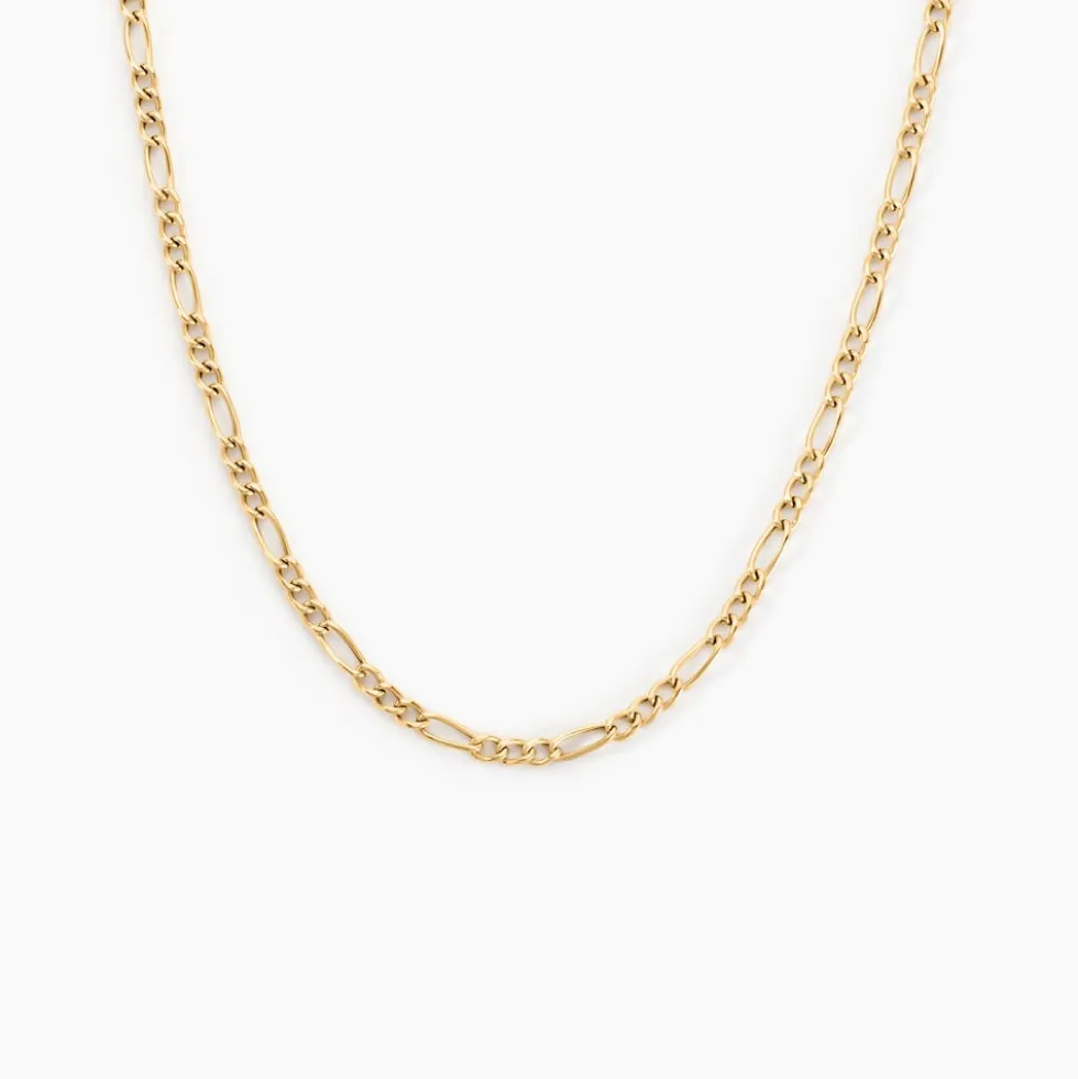 Chaîne Dougou Maille Alternée 1/3 Or Jaune