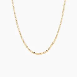 Chaîne Igoa Maille Forçat Diamantee Or Jaune