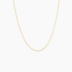 Chaîne Igoa Maille Forçat Diamantee Or Jaune