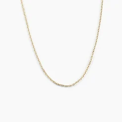 Chaîne Igoa Maille Forçat Diamantee Or Jaune