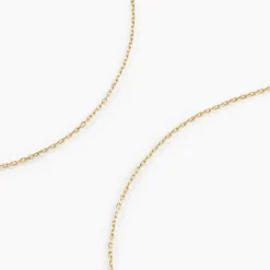 Chaîne Igoa Maille Forçat Diamantee Or Jaune