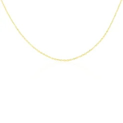 Chaîne Igoa Maille Forçat Diamantee Or Jaune