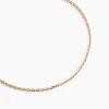 Chaîne Igoa Maille Forçat Diamantee Or Jaune
