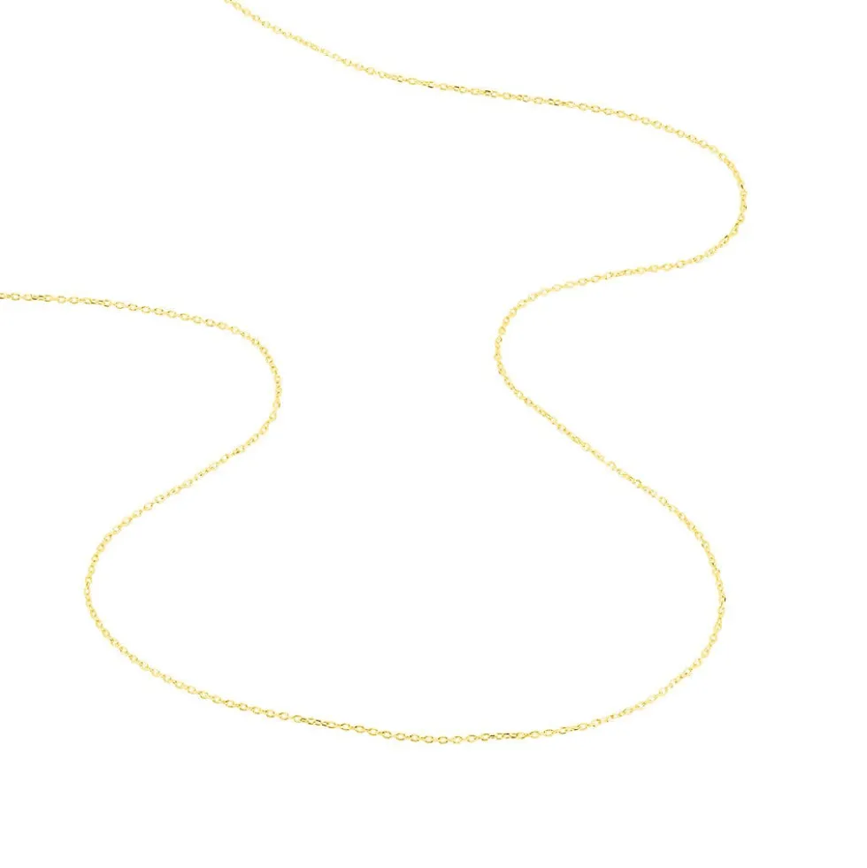 Chaîne Igoa Maille Forçat Diamantee Or Jaune