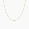 Chaîne Igoa Maille Forçat Diamantee Or Jaune