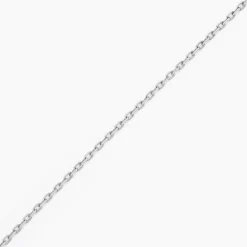 Chaîne Igoa Maille Forçat Diamantee Or Blanc