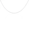 Chaîne Igoa Maille Forçat Diamantee Or Blanc