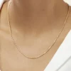 Chaîne Igoa Maille Forçat Diamantee Or Jaune