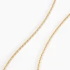 Chaîne Igoa Maille Forçat Diamantee Or Jaune