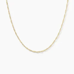 Chaîne Imanie Maille Singapour Or Jaune