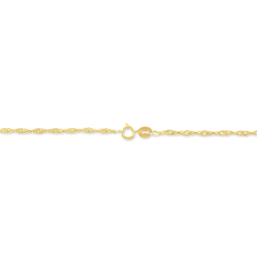 Chaîne Imanie Maille Singapour Or Jaune