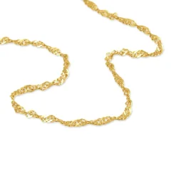 Chaîne Imanie Maille Singapour Or Jaune